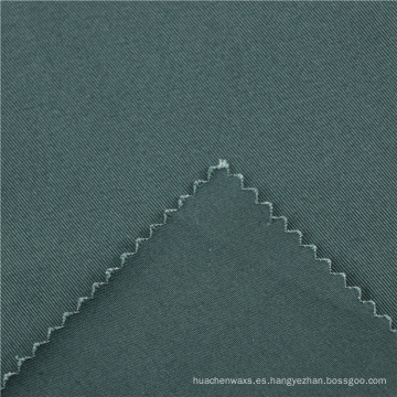 21x20 + 70D / 137x62 241gsm 157cm algodón verde negro stretch twill 3 / 1S comprador de prendas de vestir en EE.UU. tela metálica de plata